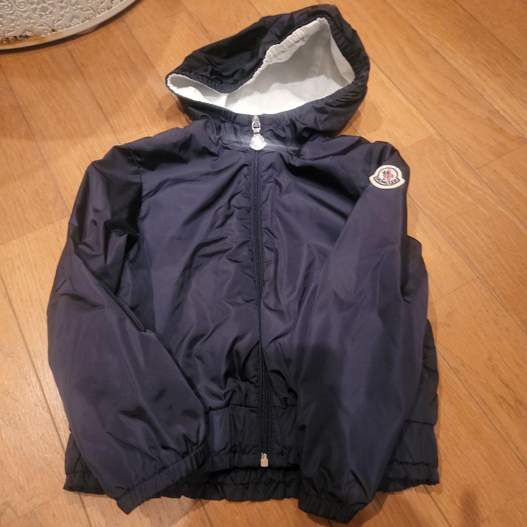 MONCLER ウインドブレーカー ネイビー 未使用 MONCLER - モンクレール ウィンドブレーカー ネイビー クリーニング