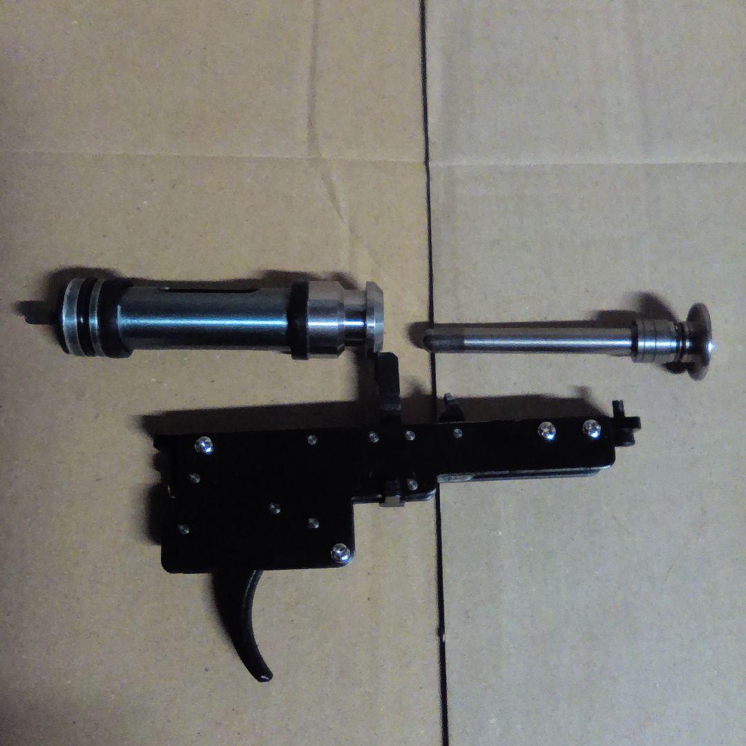 東京マルイL96対応ライラピストン、ガイド、ゼーロトリガー ActionArmy マルイ L96対応 強化ピストン マルイ純正45°シア対応