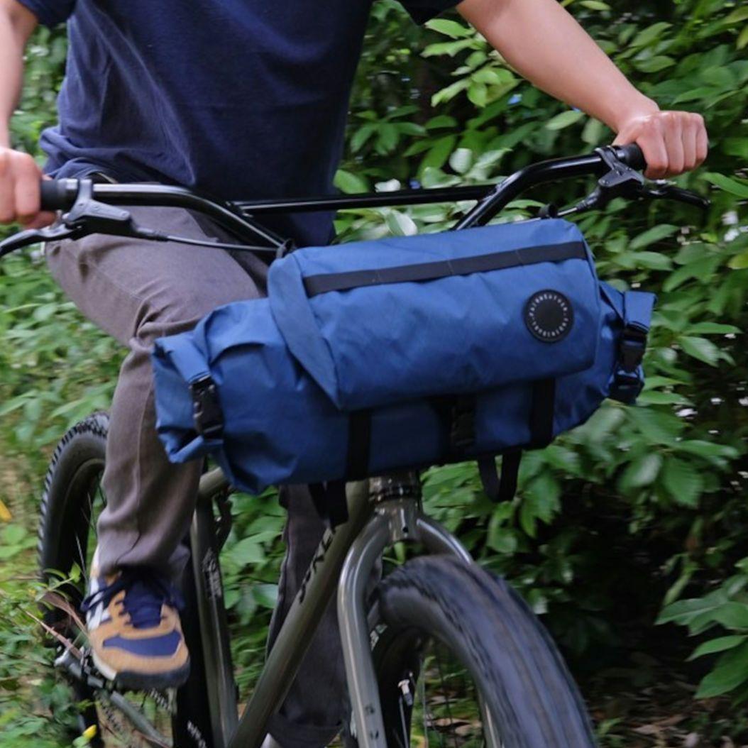 【新品】FAIRWEATHER ハンドルバーバッグ　ネイビー 今日はここにも寄り道したくなる。大事なものだけを簡単に持ち運べる