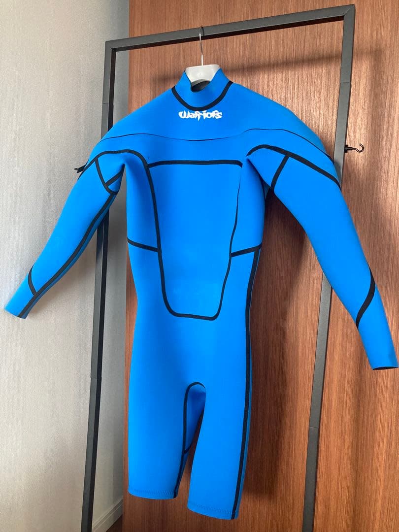 ✨使用1回のみ美品✨WAVE WARRIORSロングスリーブスプリングＭ〜L国産 FELLOW メンズ スキン ロングスプリング バックジップ 3mm ウェット