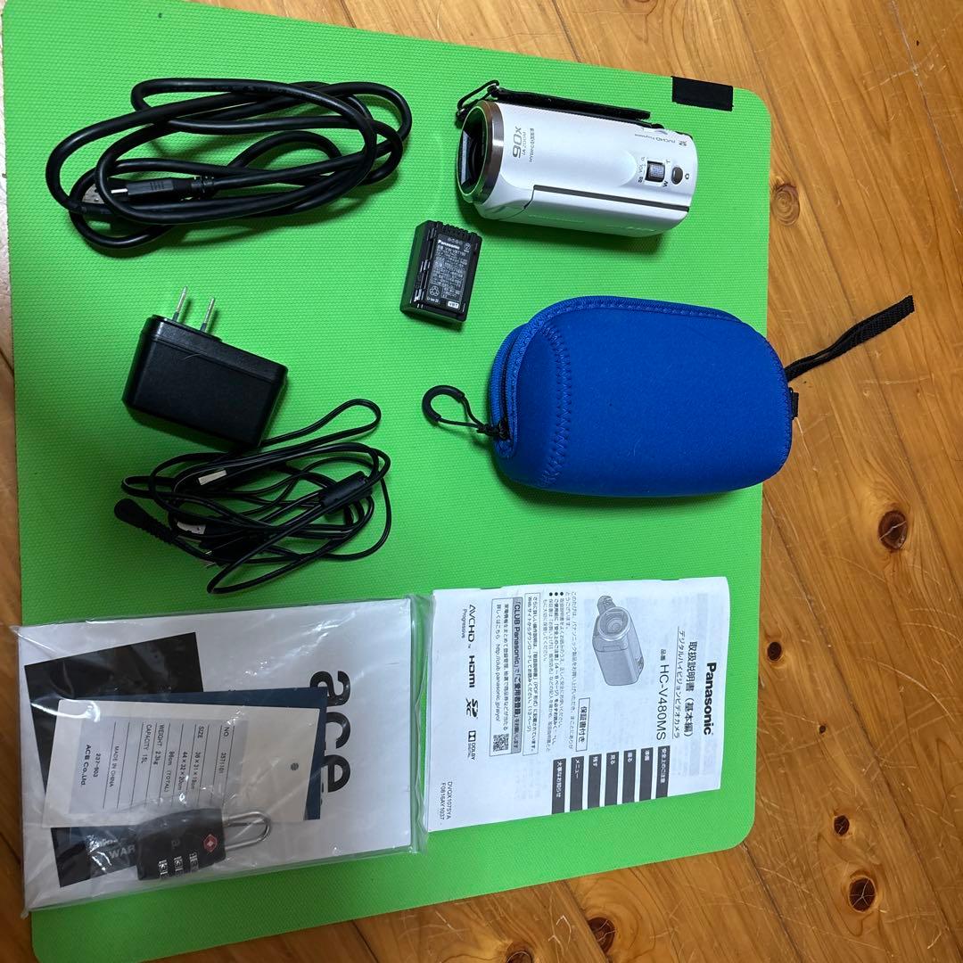 ビデオカメラ Panasonic HC-V480MS Amazon.co.jp: Panasonic HC-V480MS-W HD Video Camera, 32GB, High