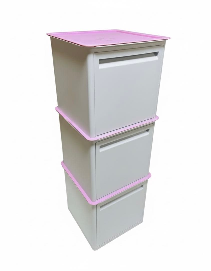 3個セット/タッパーウェア/マルチオーガナイザー/キャスター付きパレット/ピンク 2026年最新】タッパーウェア マルチオーガナイザーの人気アイテム