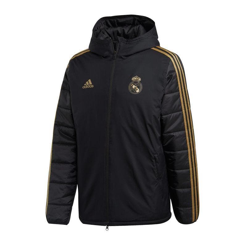 新品 レアルマドリード ウィンタージャケット XL 4XO 19-20 完売品 世界市場独占！24/25 レアルマドリード・オフィシャル選手同様の胸
