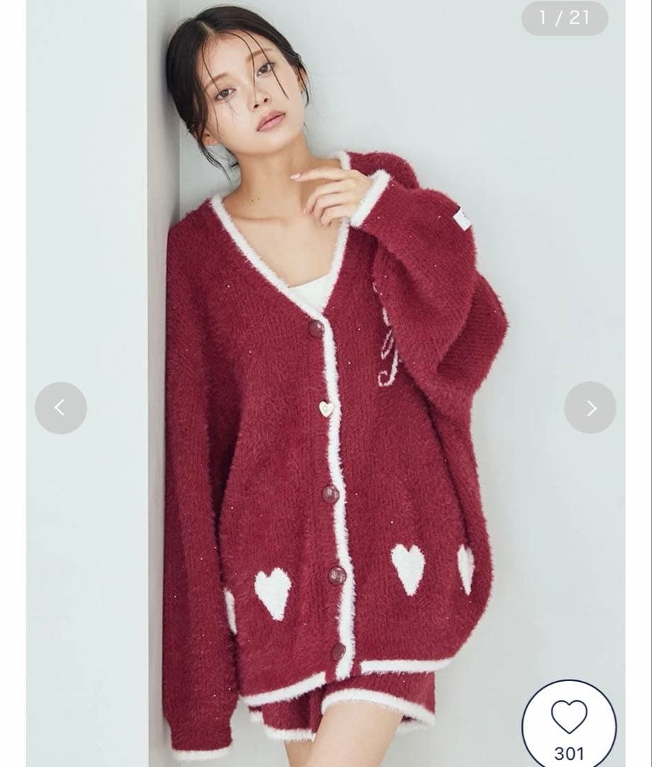 gelato pique ラメフェザーカーディガン gelato pique（ジェラートピケ） パジャマ ルームウェア ラメフェザー