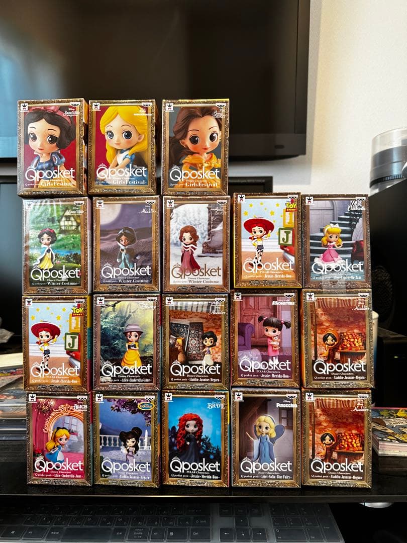 DisneyQposket フィギュアセット ディズニーキャラクターバラ売り可能