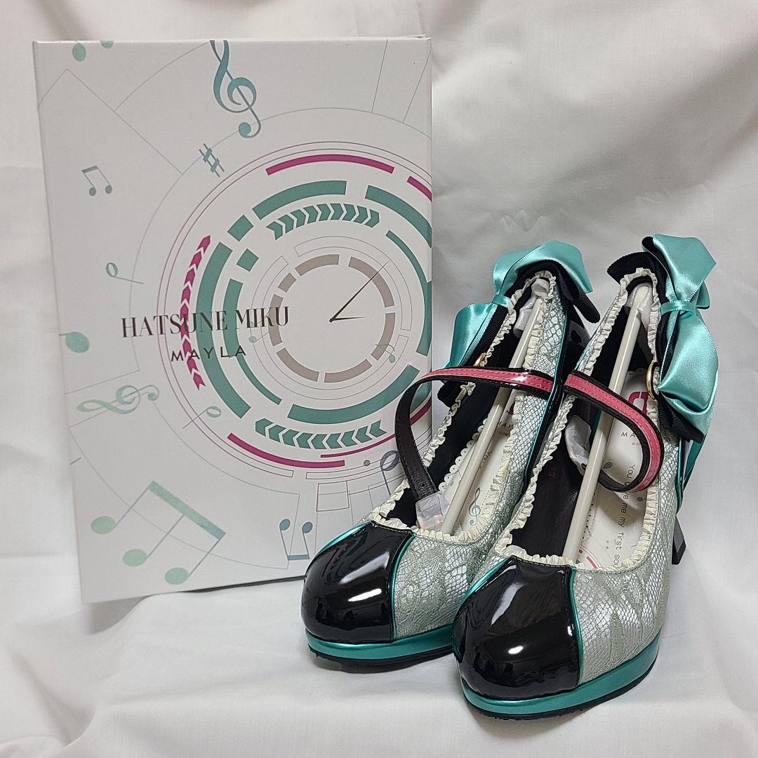 MAYLA 初音ミク アイコニック シューズオブジェ パンプス MAYLA（マイラ） 初音ミク 靴 アイコニック シューズオブジェ パンプス