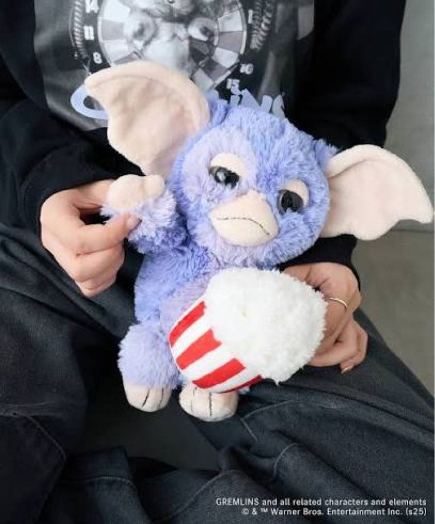 ギズモ　バースデイ　ライラックグレー ワントーン Heart 25cm GREMLINS グレムリン】ギズモ ライラックグレーHeart 25cm | BIRTHDAY