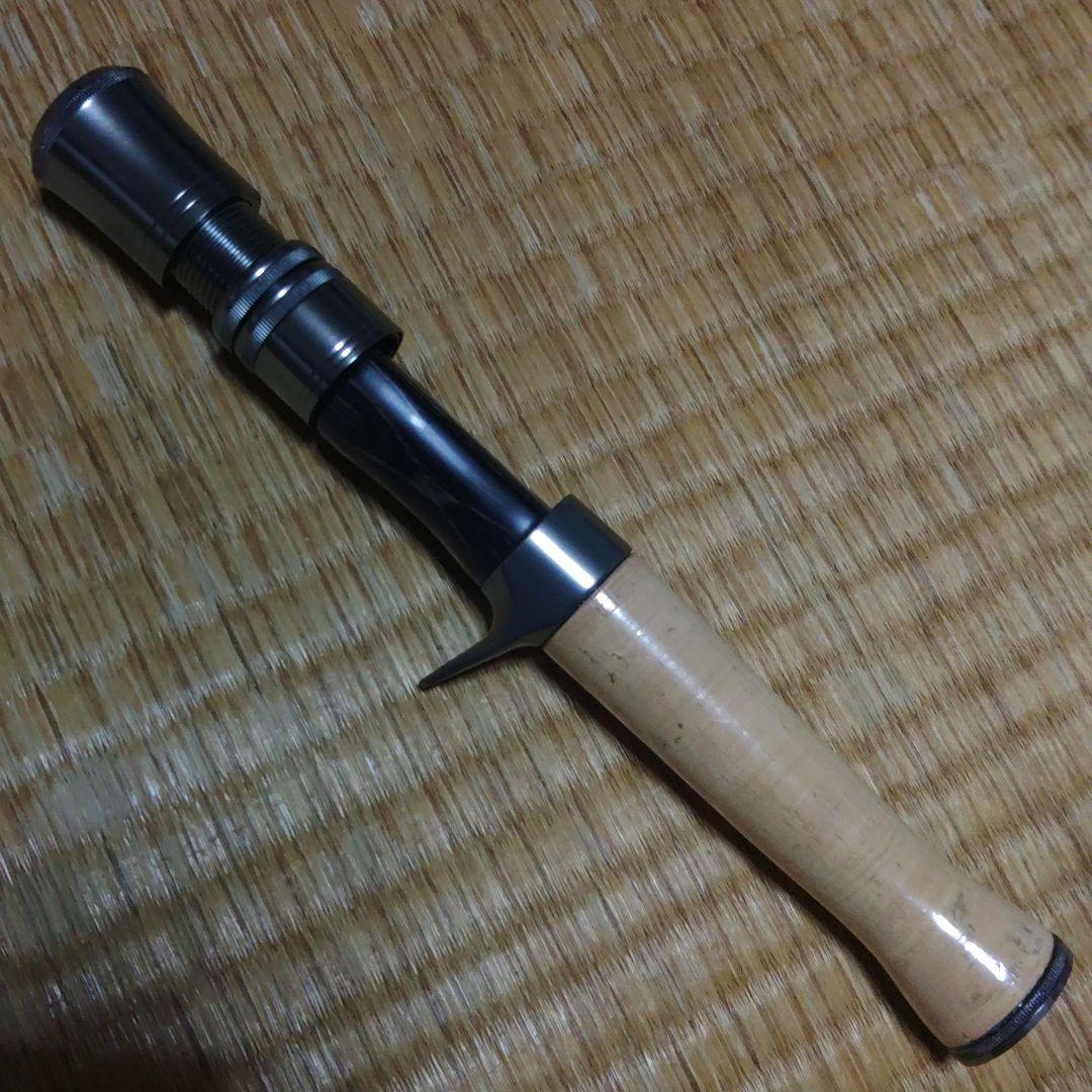 渓流トラウト　ベイトロッドグリップ　ウッドリールシート　コルクグリップ未使用 トラウトロッド用グリップキット【ベイト】230mm（ウッドリールシート