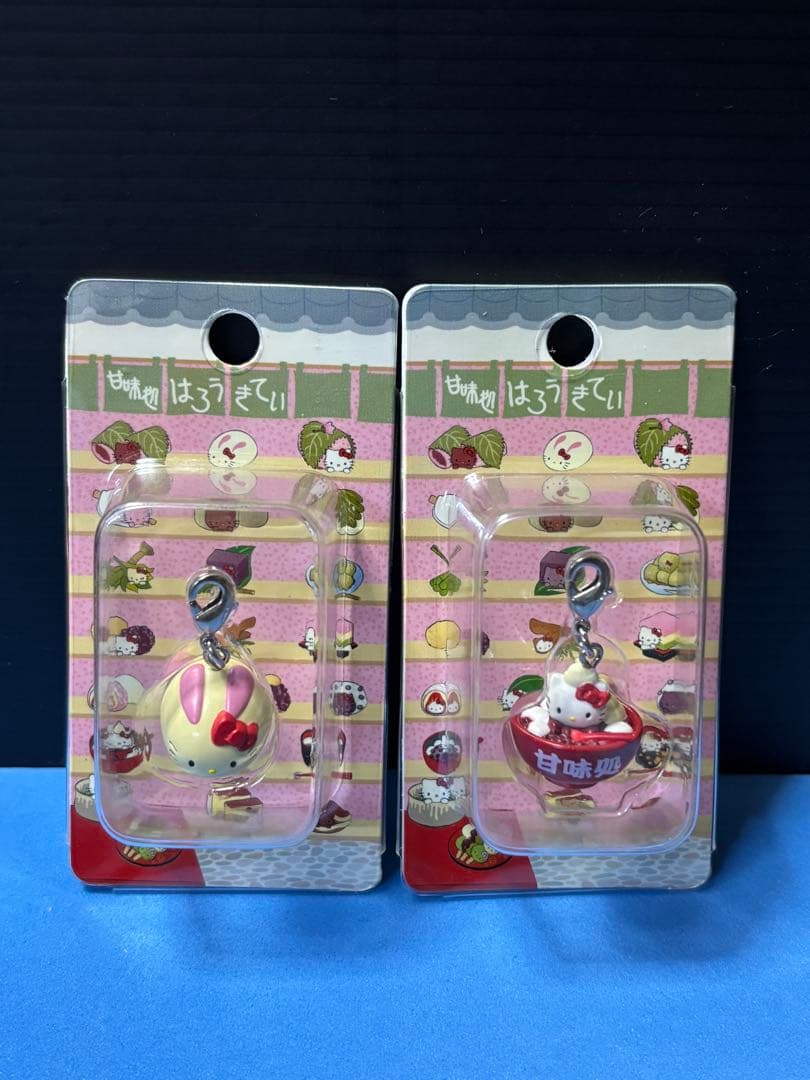 ご当地キティ　甘味処バージョン　和菓子　うさぎまん　くりいむ白玉　2点セット Hello Kitty 十二支みくじ ウサギ(ウサギ)：キッズ