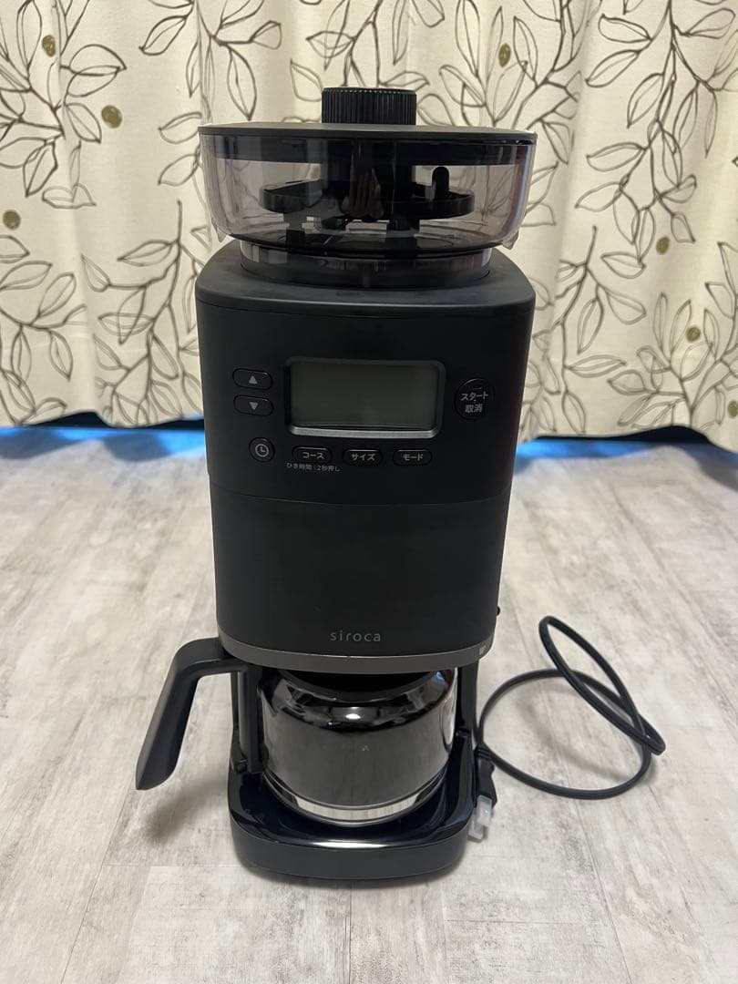 siroca コーヒーメーカー SC-C251 ブラック Amazon | シロカ コーン式 全自動 コーヒーメーカー カフェばこPRO