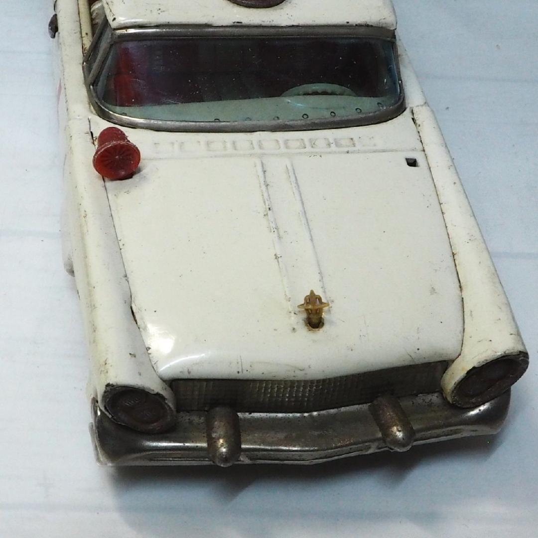 萬代屋 リンカーン コンチネンタル赤十字 救急車 tinブリキtoy car箱無