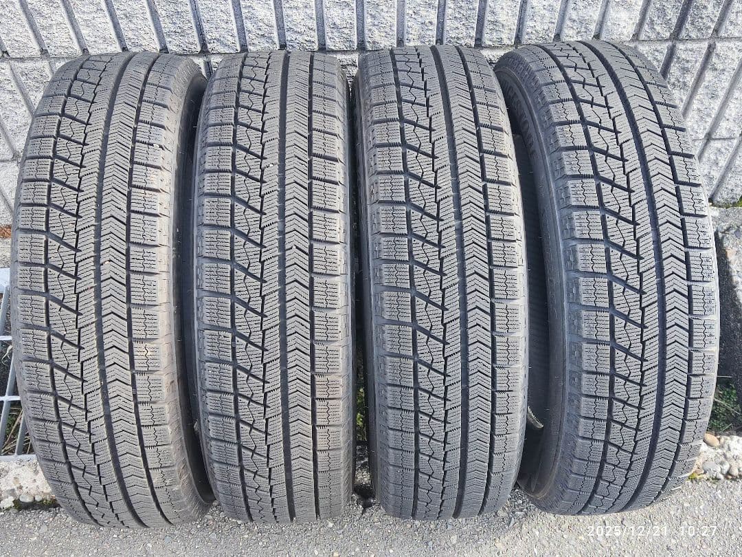 9部山　ブリヂストン スタッドレス 155/65R14 75Q 2019年製 ブリザック VRX2 155/65R14 スタッドレスタイヤ（ブリヂストン VRX2