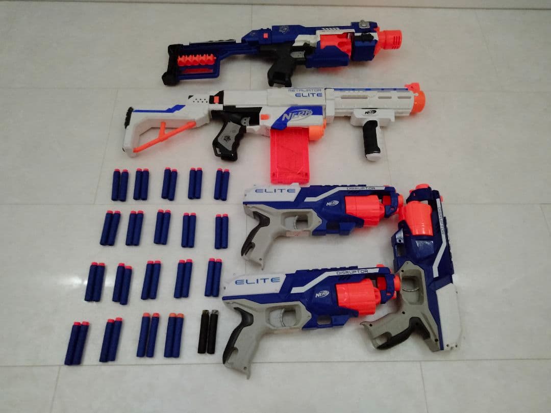 ナーフ銃　エリート５丁 楽天市場】ナーフ エリート2.0 ダブルパンチ 電動ブラスター、交互に