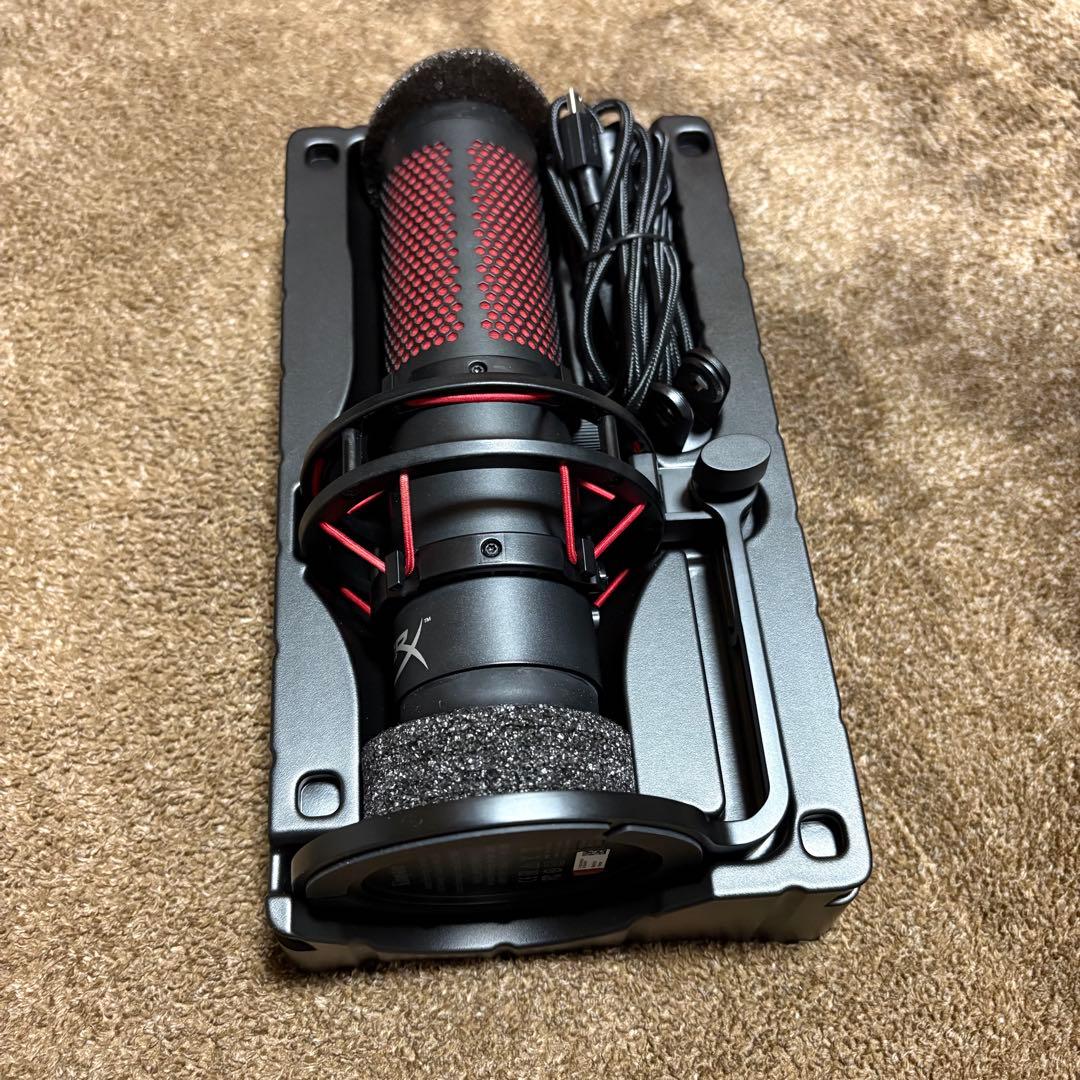 【アーム付き】HYPERX QUADCAST USBマイク 71BhiOqAiIL._AC_UF350,